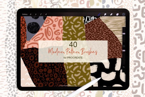 Download Modern Procreate Pattern Brushes - Pattern brushes Collection