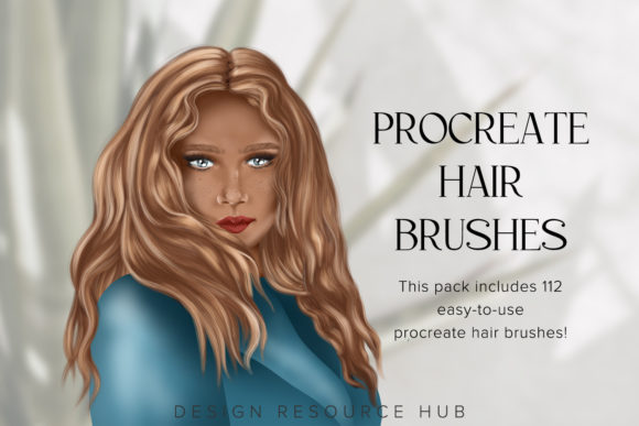 Download Procreate Hair Brush Set - Procreate hair Collection