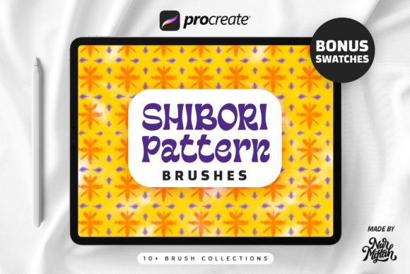 Download Procreate Shibori Pattern Brushes - Pattern brushes Collection