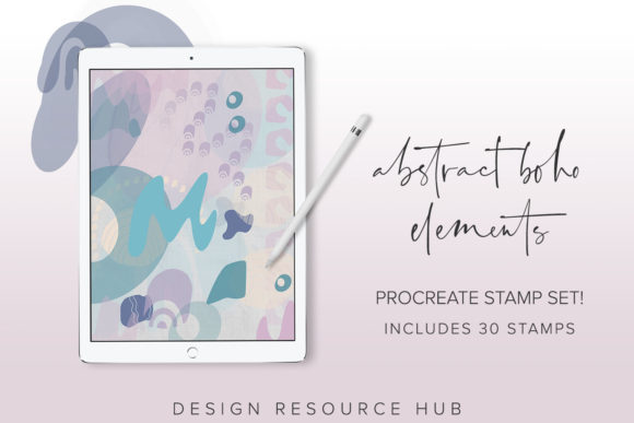 Download Abstract Boho Procreate Stamp Set - Boho Collection