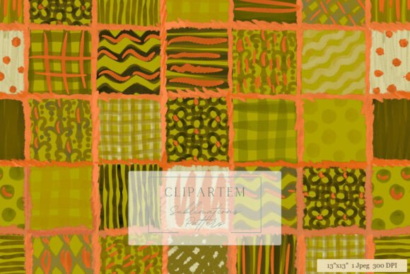 Download Olive Coral Boho Texture Patterns - Boho Collection
