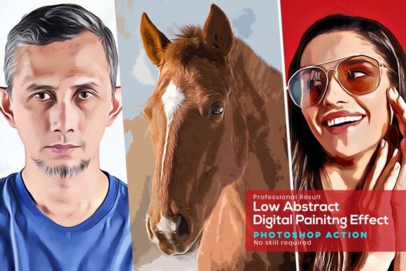 Download Low Abstract Digital Painting - Premium Bundle